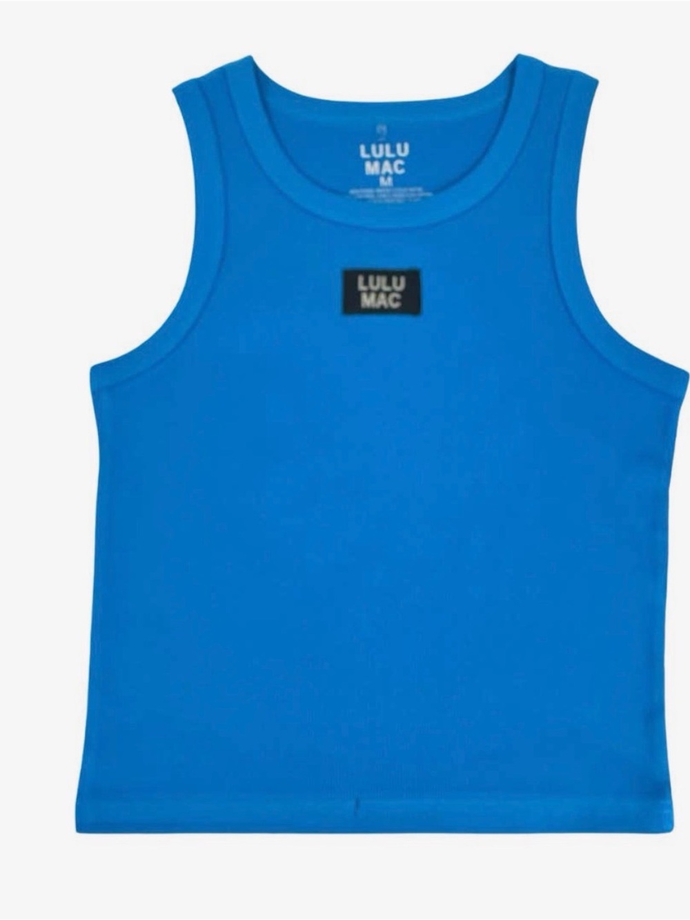 Lulu Mac fitted teal blue tank